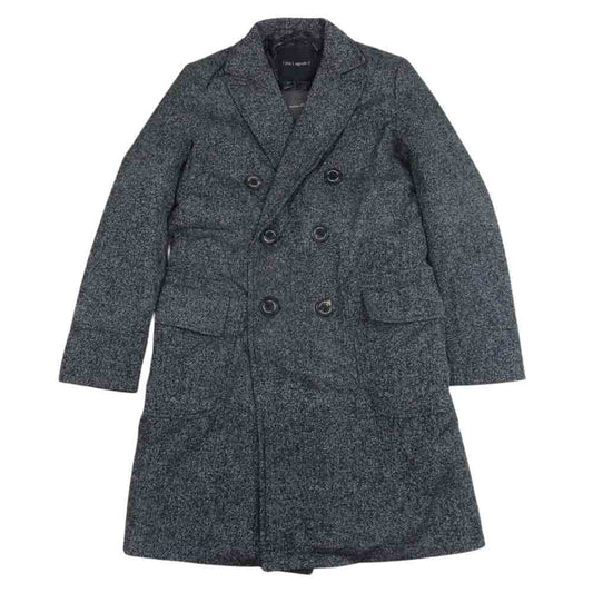 1piu1uguale3 ウノピュウノウグァーレトレ MRC040 POE037 × DUVETICA デュベティカ CHESTER COAT LIMONTA JAQUARD NYLON リモンタ ダウン チェスターコート ブラック系 3【中古】