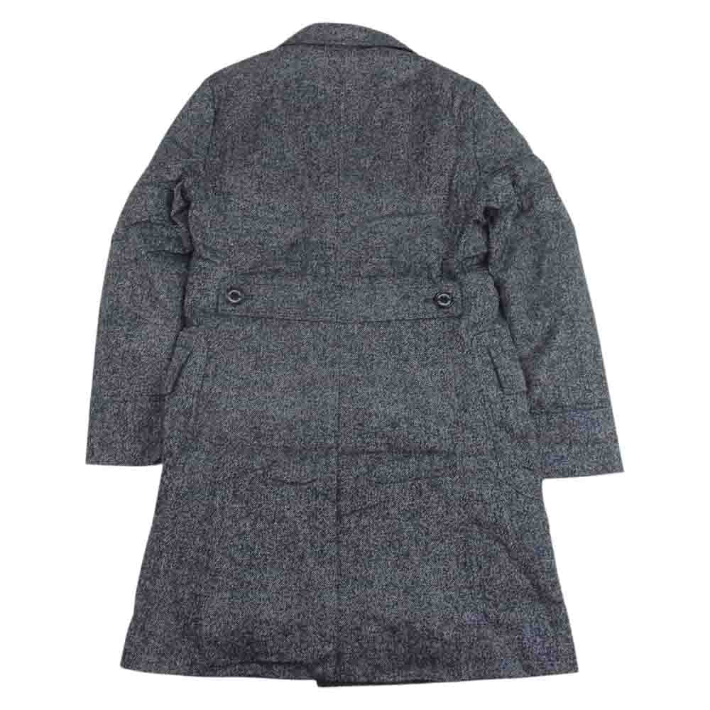 1piu1uguale3 ウノピュウノウグァーレトレ MRC040 POE037 × DUVETICA デュベティカ CHESTER COAT LIMONTA JAQUARD NYLON リモンタ ダウン チェスターコート ブラック系 3【中古】