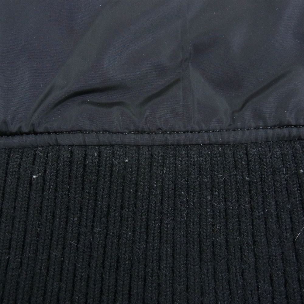 1piu1uguale3 ウノピュウノウグァーレトレ MRB315 NYN016 REVERSIBLE MA-1 リバーシブル ウールリブ ブルゾン フライトジャケット ブラック系 グレー系 4【中古】