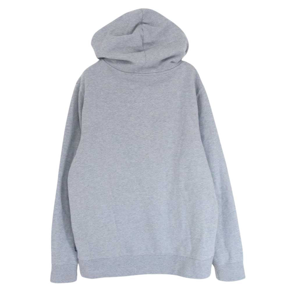 HUF ハフ ロゴ プリント スウェット パーカー グレー系 L【中古】