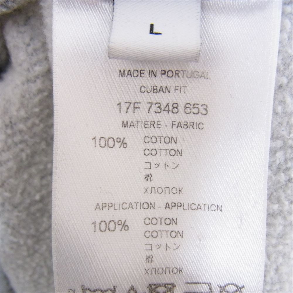 GIVENCHY ジバンシィ 7348-653 American Flag sweater アメリカン フラッグ スウェット グレー系 L【中古】