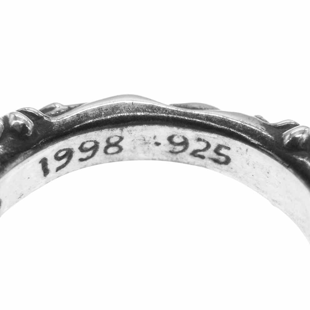 CHROME HEARTS クロムハーツ（原本無） SBT BAND RING バンド リング シルバー系 15号【中古】
