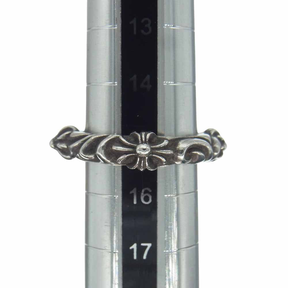 CHROME HEARTS クロムハーツ（原本無） SBT BAND RING バンド リング シルバー系 15号【中古】