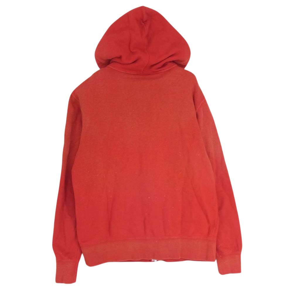 COOTIE クーティー Vintage Zip Parka ペイント加工 ジップ パーカー レッド系 M【中古】