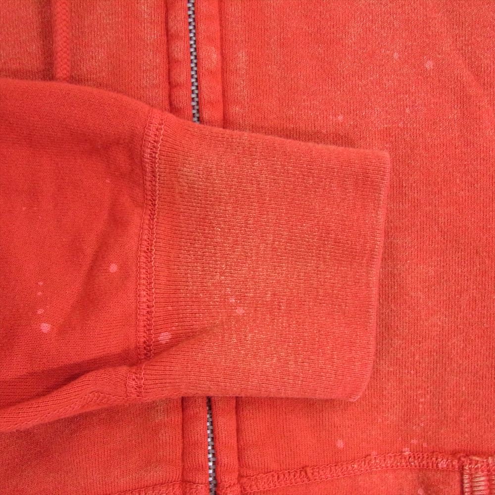 COOTIE クーティー Vintage Zip Parka ペイント加工 ジップ パーカー レッド系 M【中古】