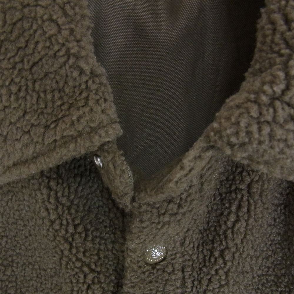 COOTIE クーティー ボア CPO フリース シャツ ジャケット ブラウン系 L【中古】