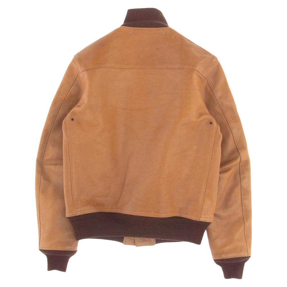 FREEWHEELERS フリーホイーラーズ TYPE A-1 レザー フライト ミリタリー ジャケット 36 ブラウン系 36【中古】