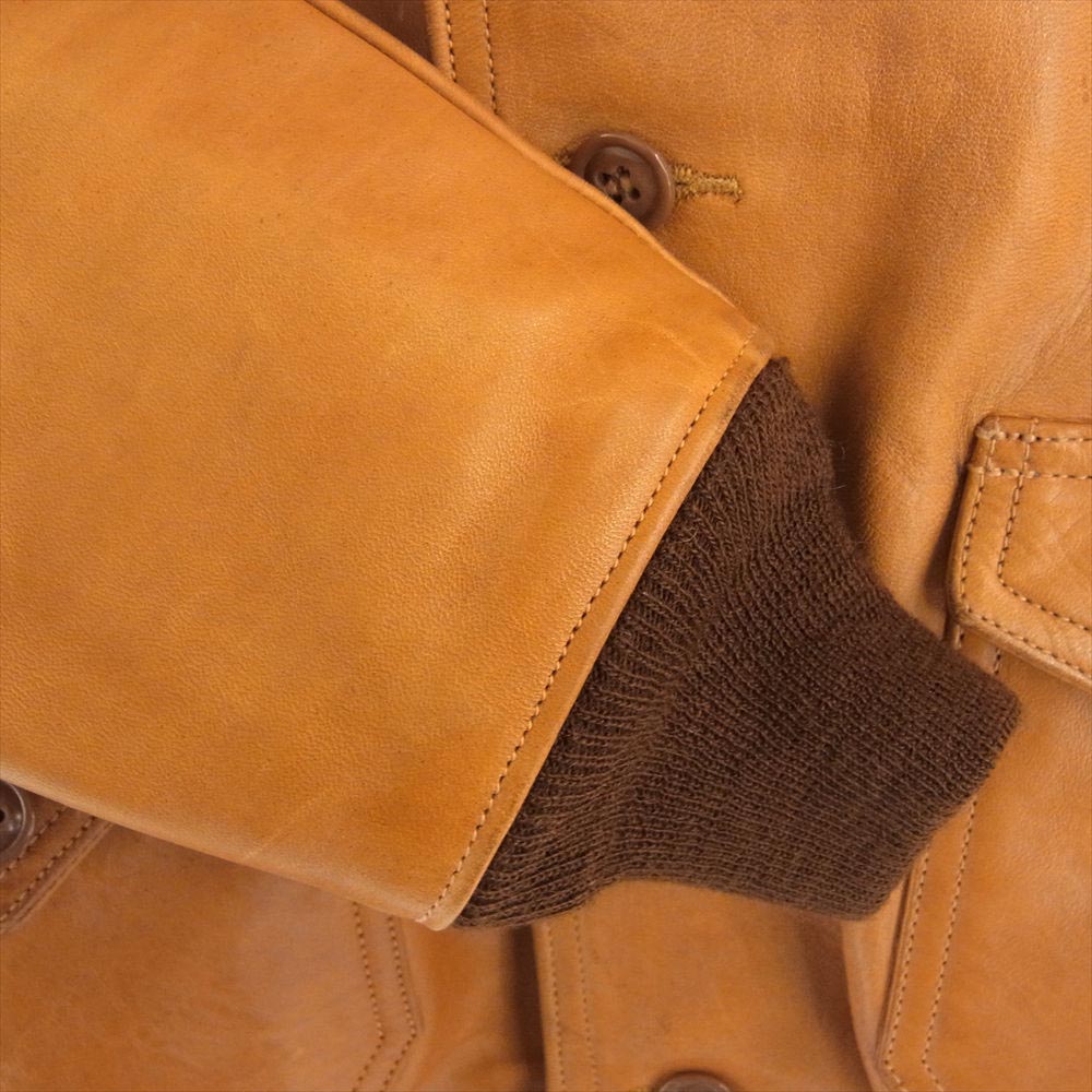 FREEWHEELERS フリーホイーラーズ TYPE A-1 レザー フライト ミリタリー ジャケット 36 ブラウン系 36【中古】