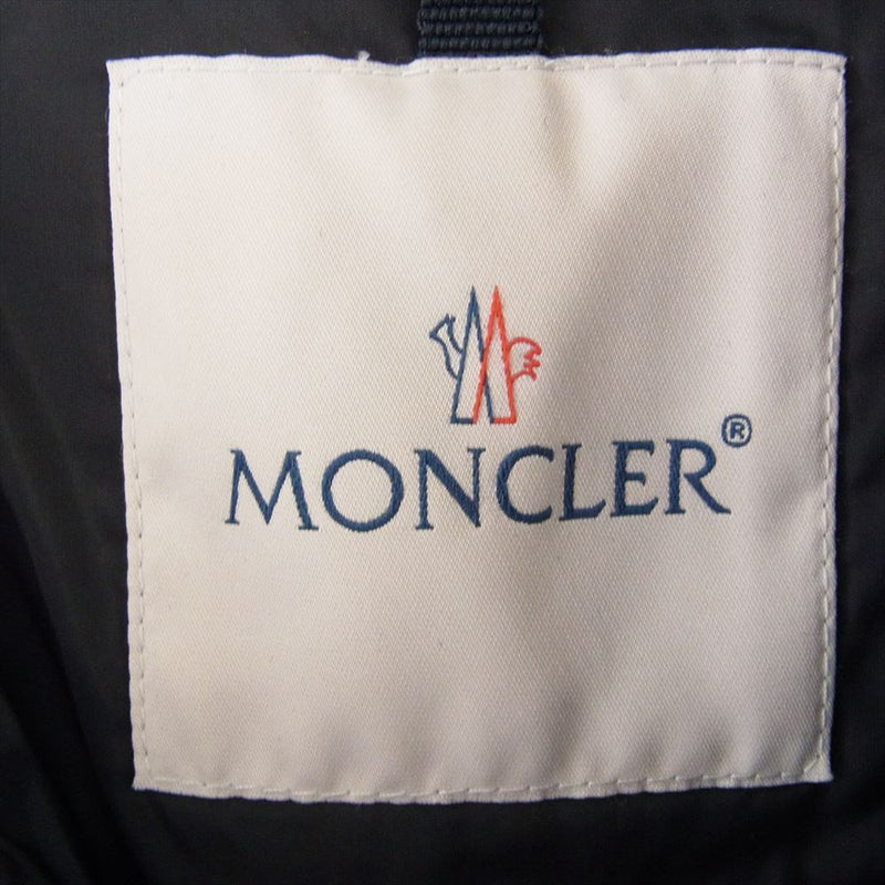 MONCLER モンクレール 17AW C20914139285 53227 RYAN GIUBBOTTO ライアン ウール ナイロン コンビ ダウンジャケット ブラック系 1【中古】