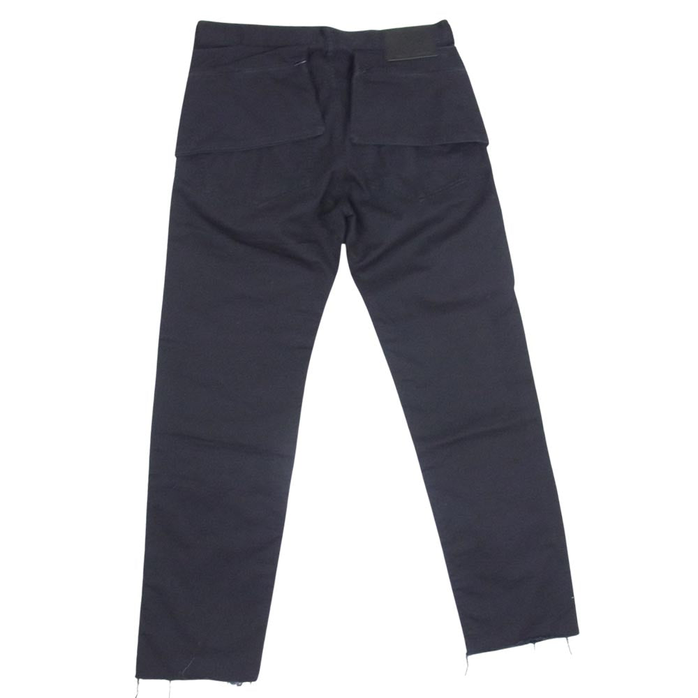 UNDERCOVER アンダーカバー 19SS UCW4517-2 フラシPK付 コットンツイル パンツ ブラック系 3【中古】
