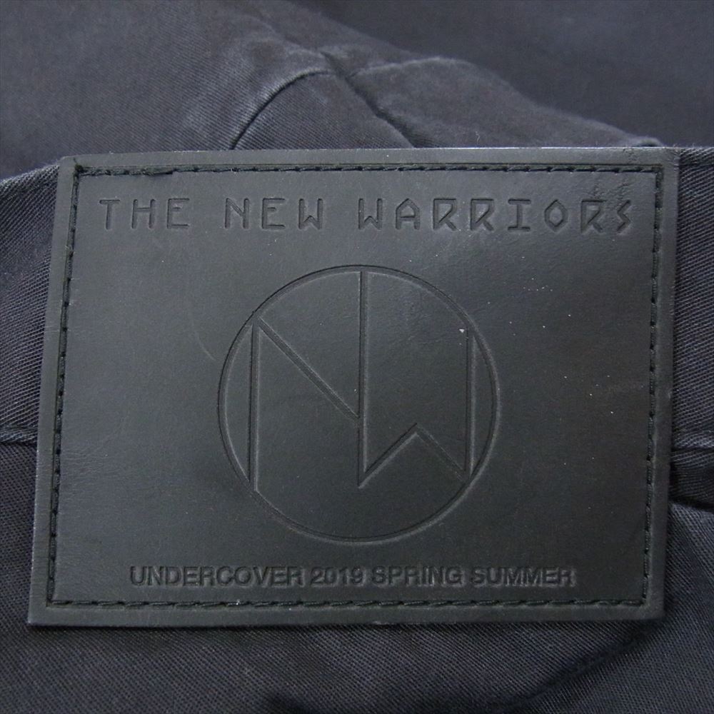 UNDERCOVER アンダーカバー 19SS UCW4517-2 フラシPK付 コットンツイル パンツ ブラック系 3【中古】