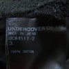 UNDERCOVER アンダーカバー 19SS UCW4517-2 フラシPK付 コットンツイル パンツ ブラック系 3【中古】