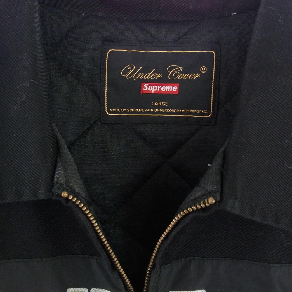 Supreme シュプリーム 18SS × UNDERCOVER アンダーカバー Public Enemy Work Jacket パブリック エネミー ワーク ジャケット ブラック系 L【中古】