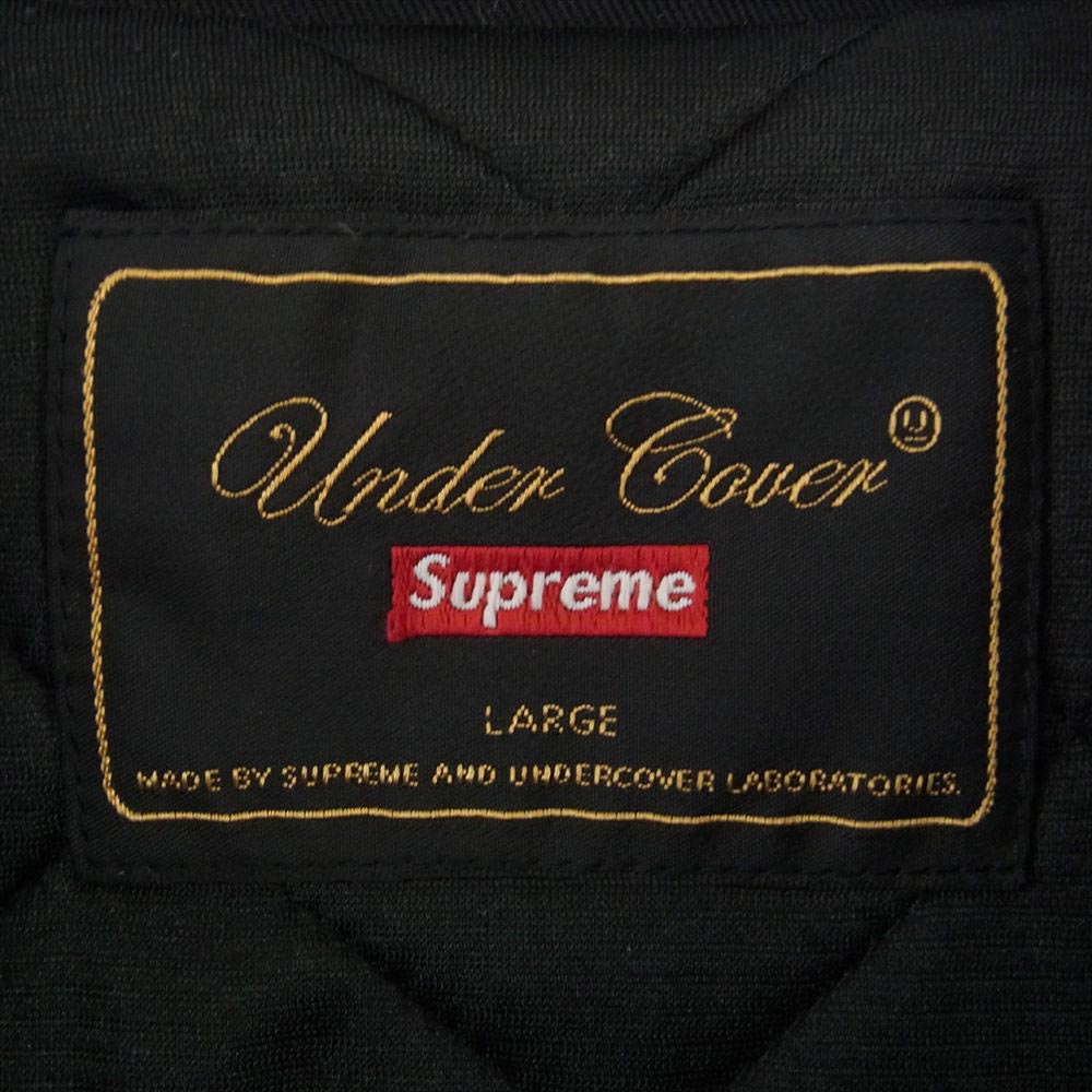 Supreme シュプリーム 18SS × UNDERCOVER アンダーカバー Public Enemy Work Jacket パブリック エネミー ワーク ジャケット ブラック系 L【中古】