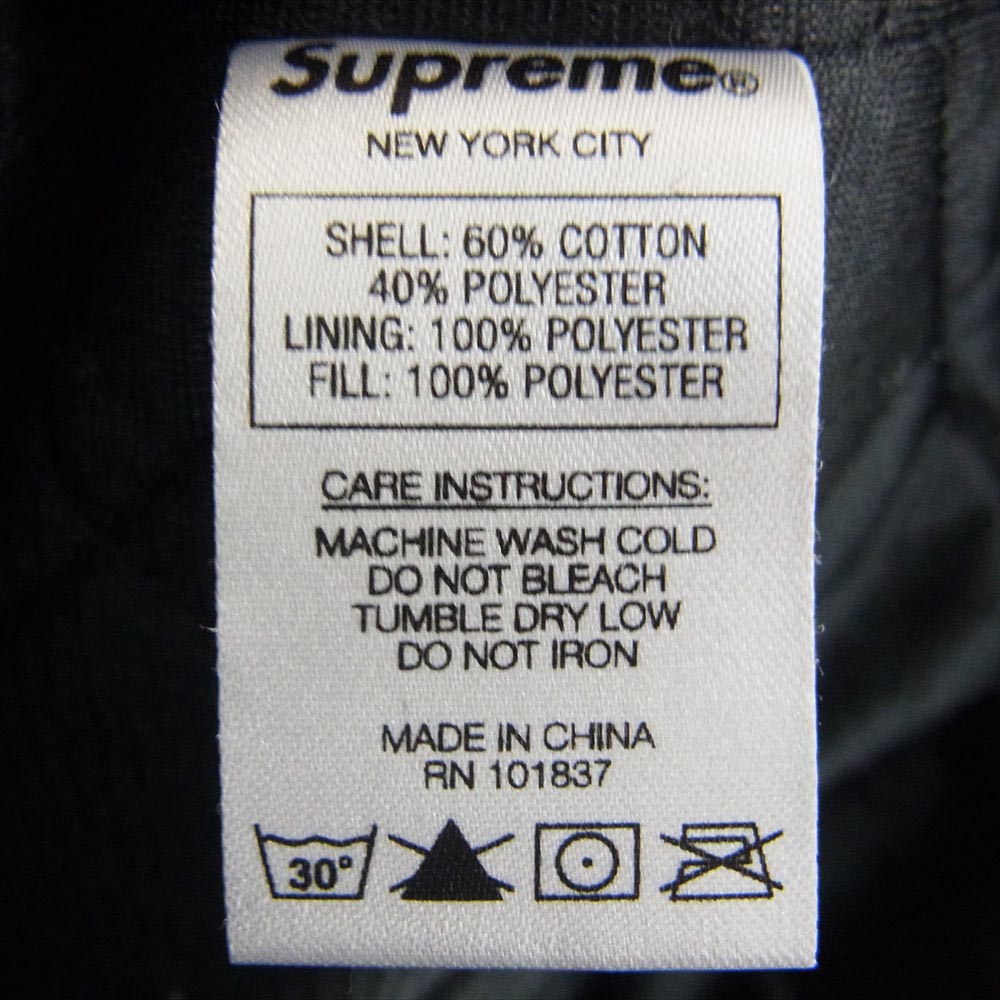 Supreme シュプリーム 18SS × UNDERCOVER アンダーカバー Public Enemy Work Jacket パブリック エネミー ワーク ジャケット ブラック系 L【中古】