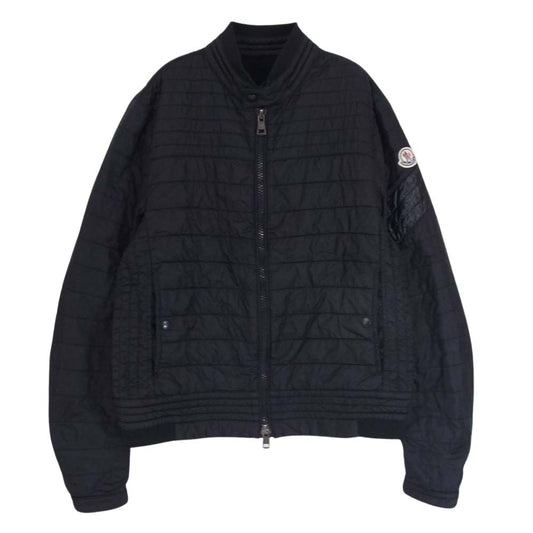 MONCLER モンクレール 510914108085 53227 ROI キルティング 袖ナイロン切替  ブルゾン ジャケット ブラック系 3【中古】