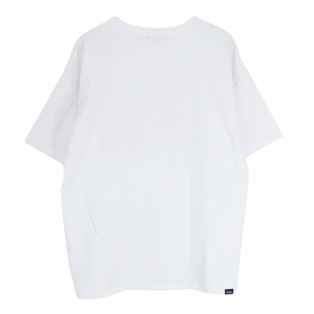 HYSTERIC GLAMOUR ヒステリックグラマー 22AW 06223CT05 I’LL BE WAITING アイル ビー ウェイティング プリント 半袖 Tシャツ ホワイト系 L【中古】