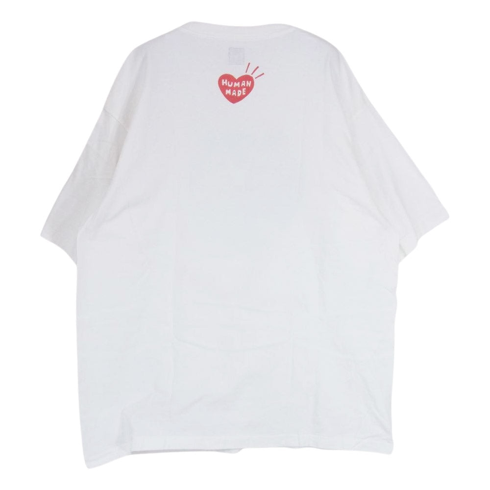 HUMAN MADE ヒューマンメイド Keiko Sootome T-Shirt ケイコ ソオトメ 宇宙 プリント 半袖 Tシャツ ホワイト系 XL【中古】