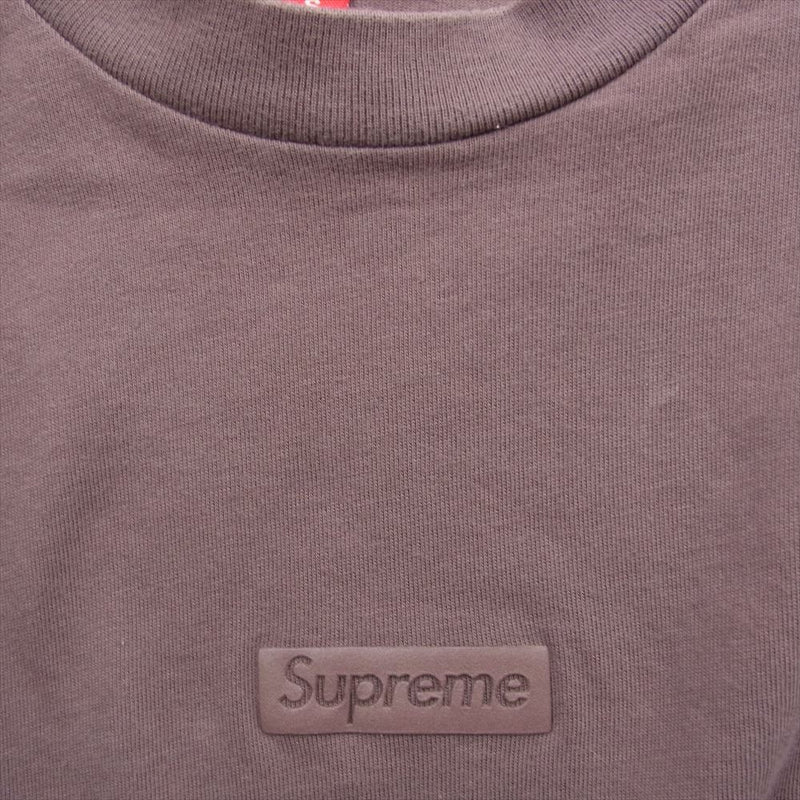 Supreme シュプリーム 21AW High Density Small Box S/S Top ハイ デンシティ スモール ボックス エスエス トップ 半袖 Tシャツ あずき色系 S【中古】