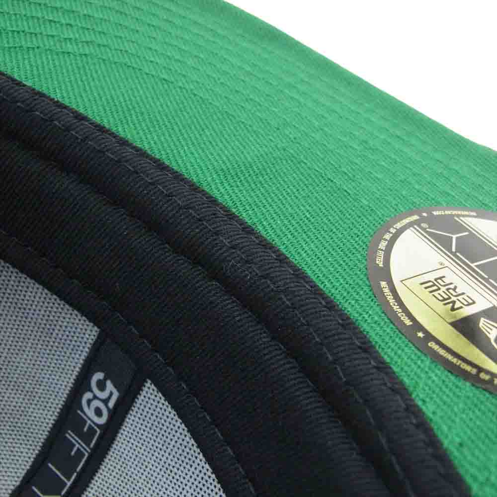 Supreme シュプリーム 22AW Velour Box Logo New Era Cap ベロア ボックスロゴ キャップ ニューエラ オリーブグリーン系 59.6cm【中古】