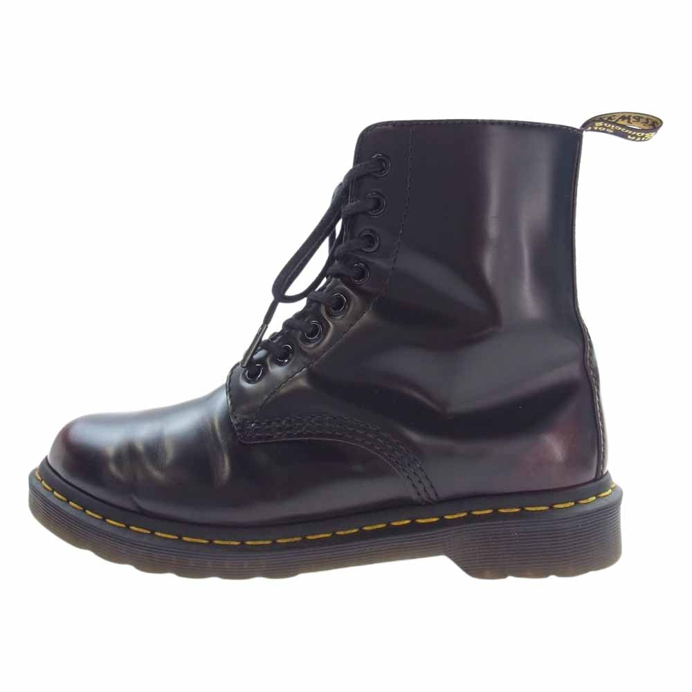 Dr.Martens ドクターマーチン S1051 1460 PASCAL FRONT ZIP パスカル アルカディアレザー フロントジップ 8ホール ブーツ チェリーレッド UK6【中古】