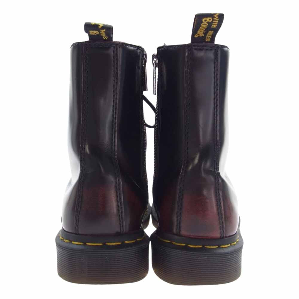 Dr.Martens ドクターマーチン S1051 1460 PASCAL FRONT ZIP パスカル アルカディアレザー フロントジップ 8ホール ブーツ チェリーレッド UK6【中古】