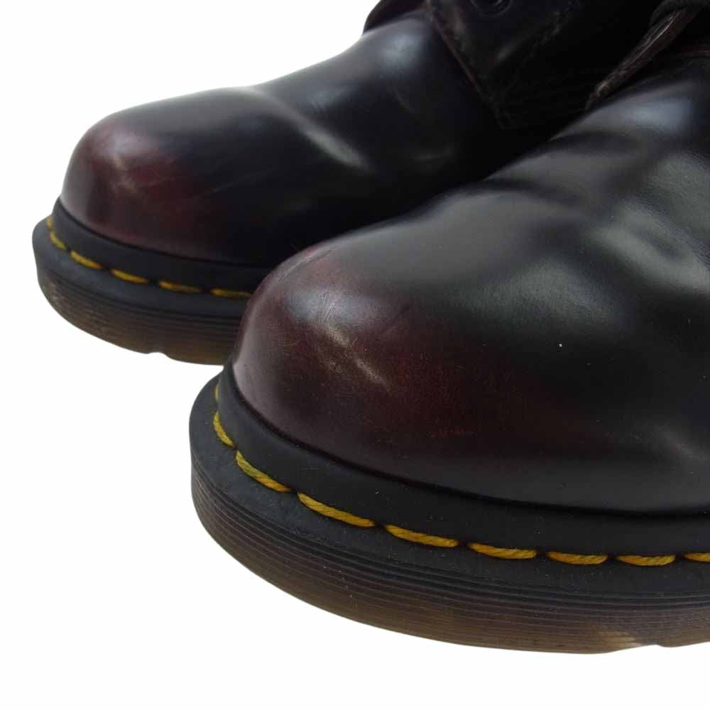Dr.Martens ドクターマーチン S1051 1460 PASCAL FRONT ZIP パスカル アルカディアレザー フロントジップ 8ホール ブーツ チェリーレッド UK6【中古】