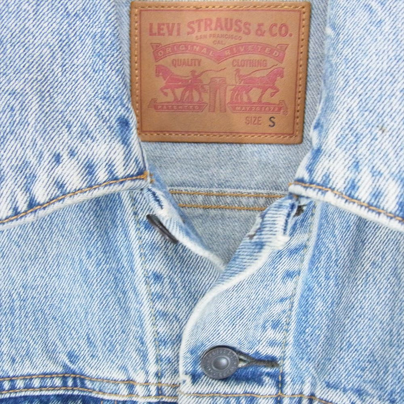 Levi's リーバイス 72334 TRUCKER DENIM JACKET トラッカー デニム ジャケット インディゴブルー系 S【中古】