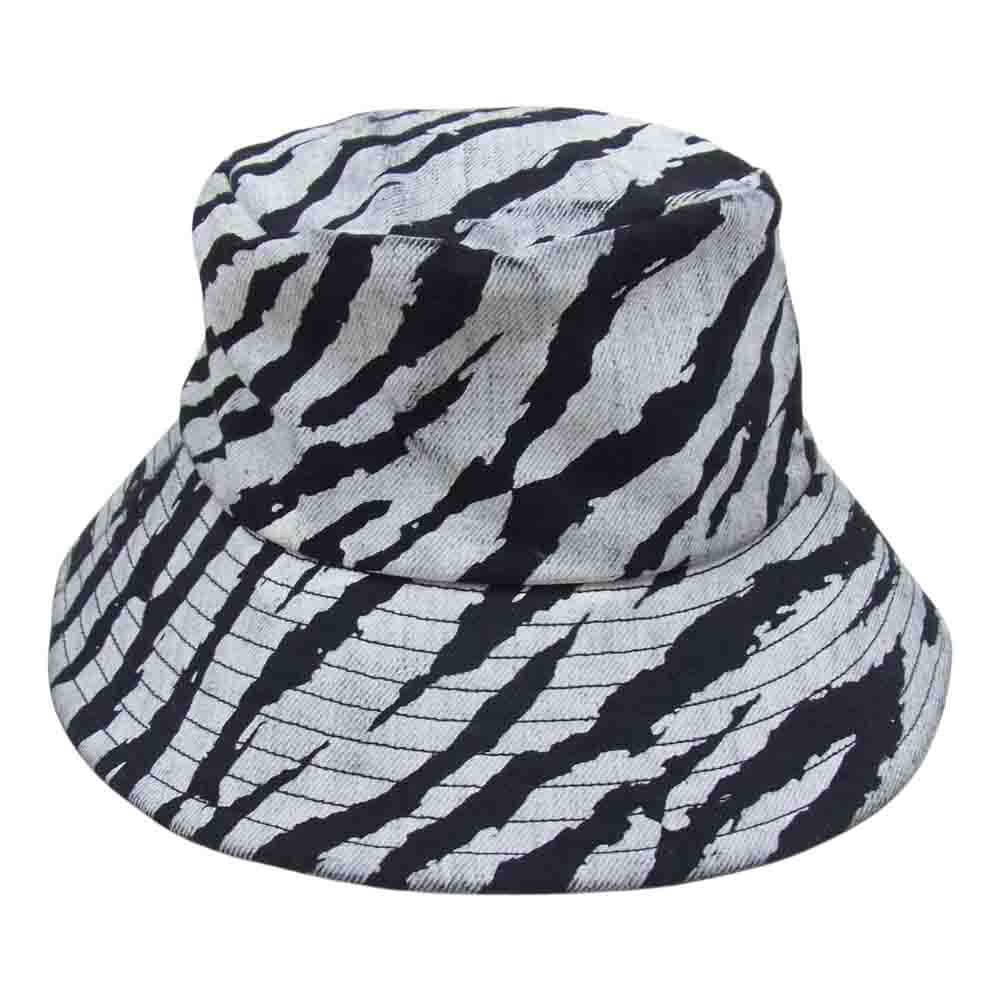 MINEDENIM マインデニム 2305-0001-07-012 Diago.T Denim Bucket HAT デニム バケット ハット ゼブラ ブラック系 1【中古】