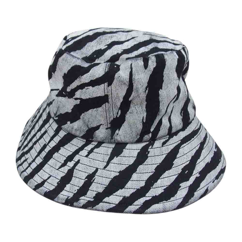 MINEDENIM マインデニム 2305-0001-07-012 Diago.T Denim Bucket HAT デニム バケット ハット ゼブラ ブラック系 1【中古】