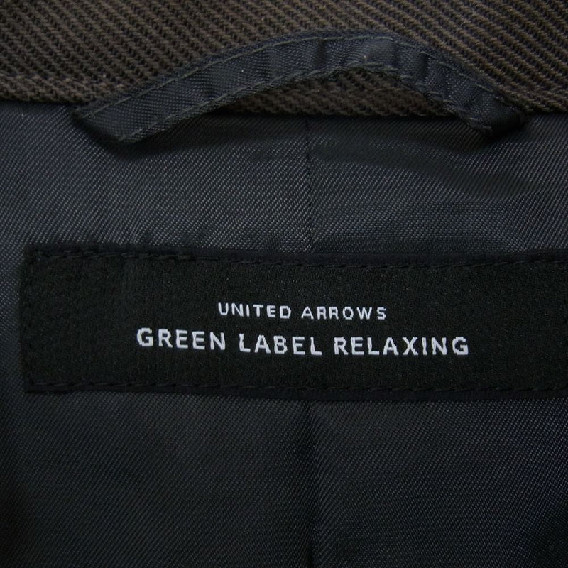 UNITED ARROWS ユナイテッドアローズ 3225-186-3064 green label relaxing グリーンレーベルリラクシング 中綿 ショート ボックス ジャケット カーキ系 M【中古】