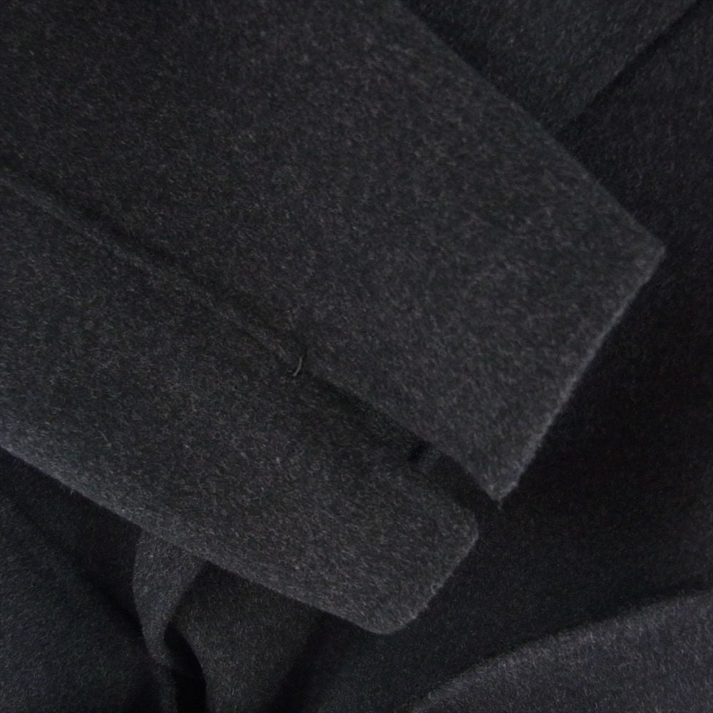 MAX MARA マックスマーラ 23AW 2390161033 000 S MAX MARA POLDO エスマックスマーラ ピュアヴァージン ウールコート ラップコート ダークグレー系 42【極上美品】【中古】