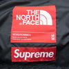 Supreme シュプリーム 19AW ノースフェイス THE NORTH FACE Paper Print Nuptse Jacket ペーパー プリント ヌプシ ダウン ジャケット ブラック系 グレー系 M【中古】