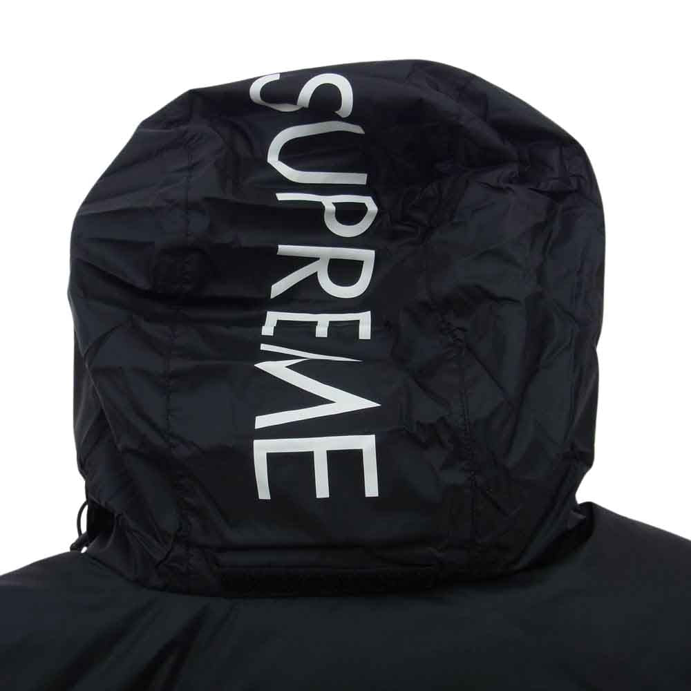 Supreme シュプリーム 19AW ノースフェイス THE NORTH FACE Paper Print Nuptse Jacket ペーパー プリント ヌプシ ダウン ジャケット ブラック系 グレー系 M【中古】