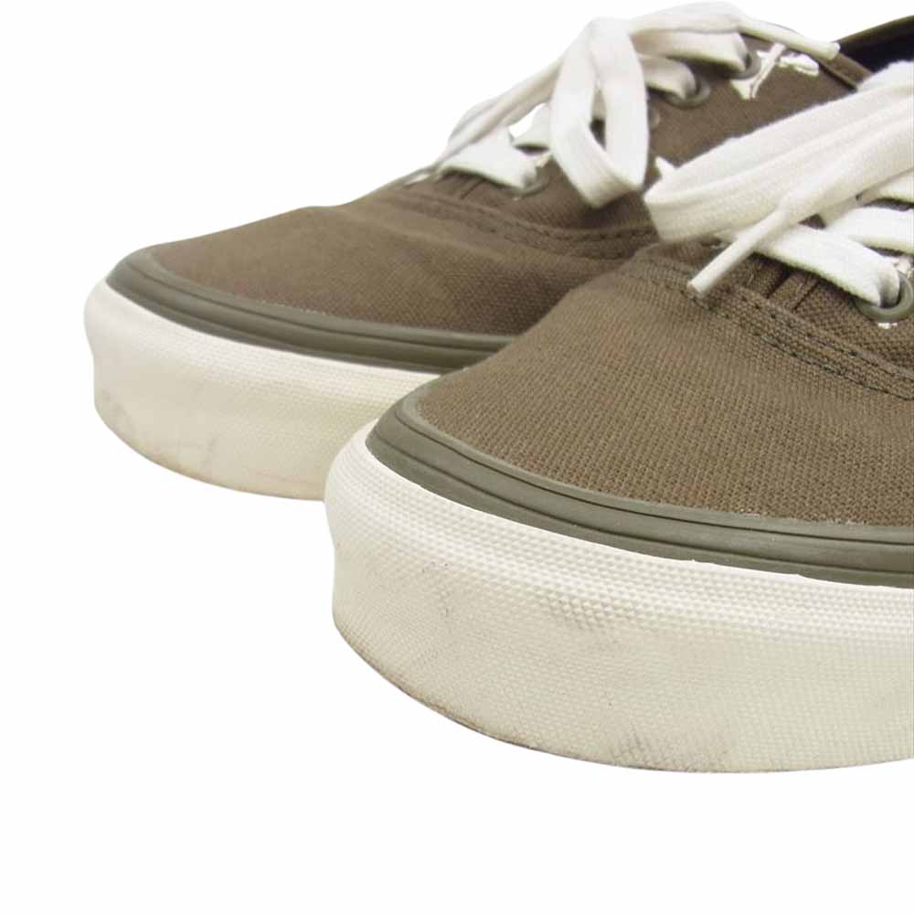 WTAPS ダブルタップス VANS バンズ Authentic オーセンティック クロスボーン スニーカー カーキ系 26.5cm【中古】