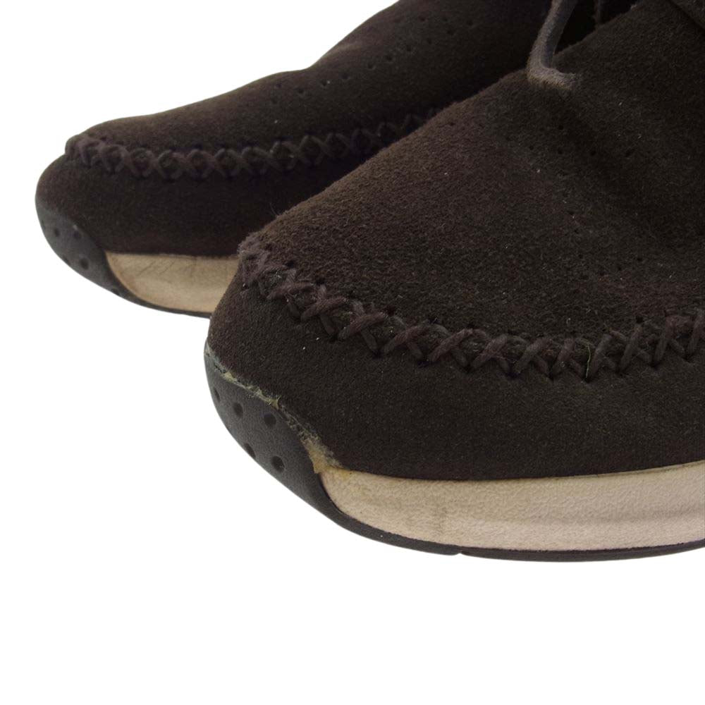 VISVIM ビズビム FBT FOLK スエード フリンジ モカシン シューズ ブラウン系 US10【中古】