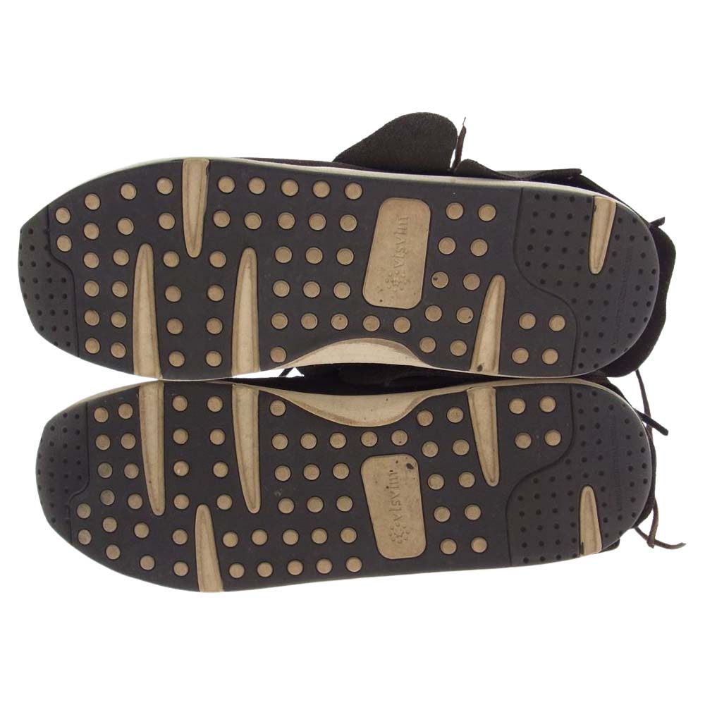 VISVIM ビズビム FBT FOLK スエード フリンジ モカシン シューズ ブラウン系 US10【中古】