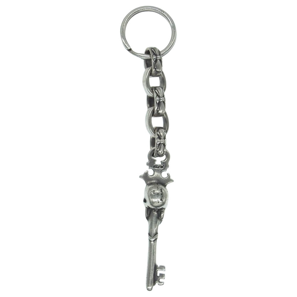 BILL WALL LEATHER ビルウォールレザー KC751 ギャランティ付属 SUN STAMP ON Vintage Skull Key サンスタンプ ヴィンテージスカル キー キーチェーン キーホルダー シルバー系【中古】