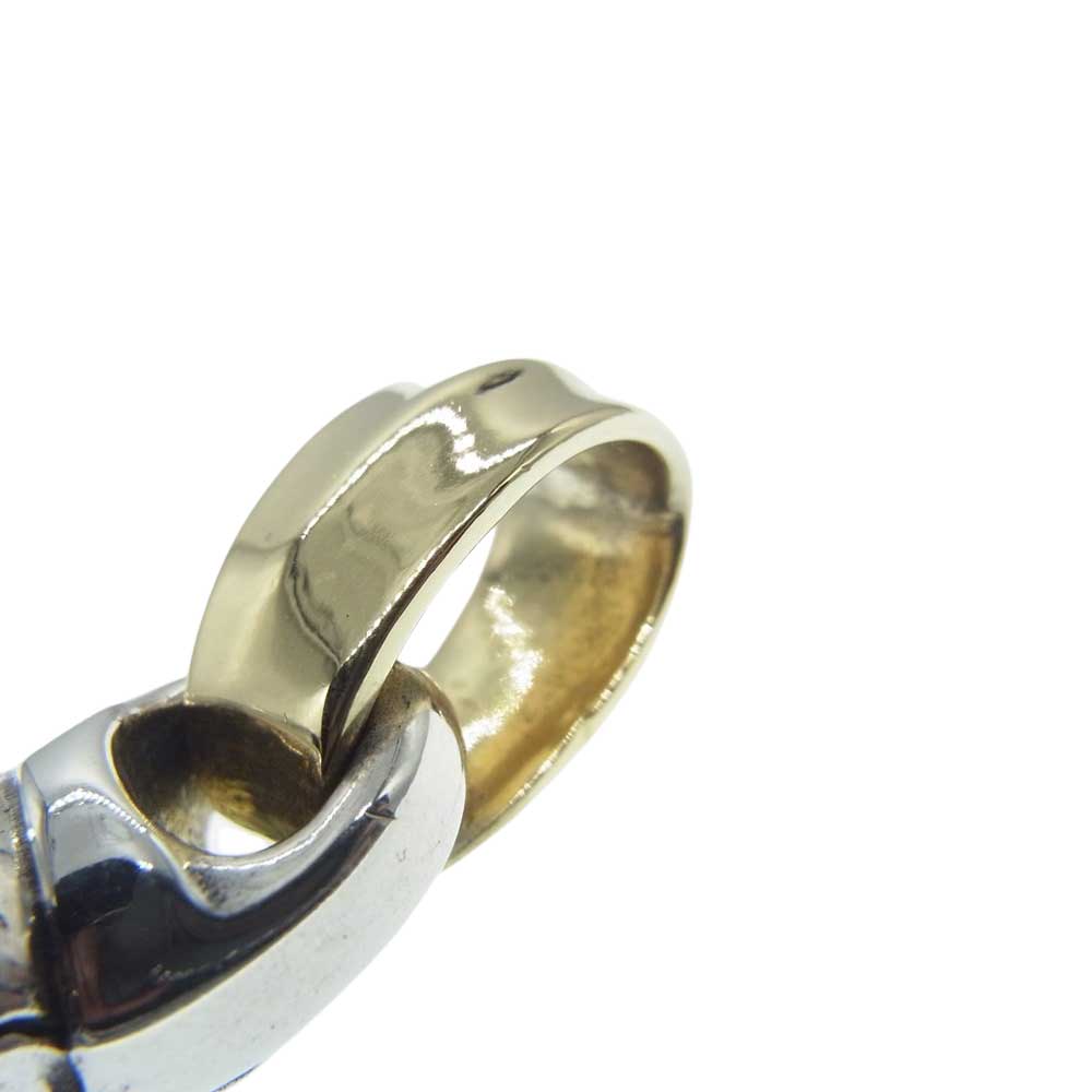 BILL WALL LEATHER ビルウォールレザー PN852 ギャランティ付属 18Kラージベイル付き LARGE GLS GOLD BALE ラージ グッドラックスカル ペンダントトップ シルバー系【中古】