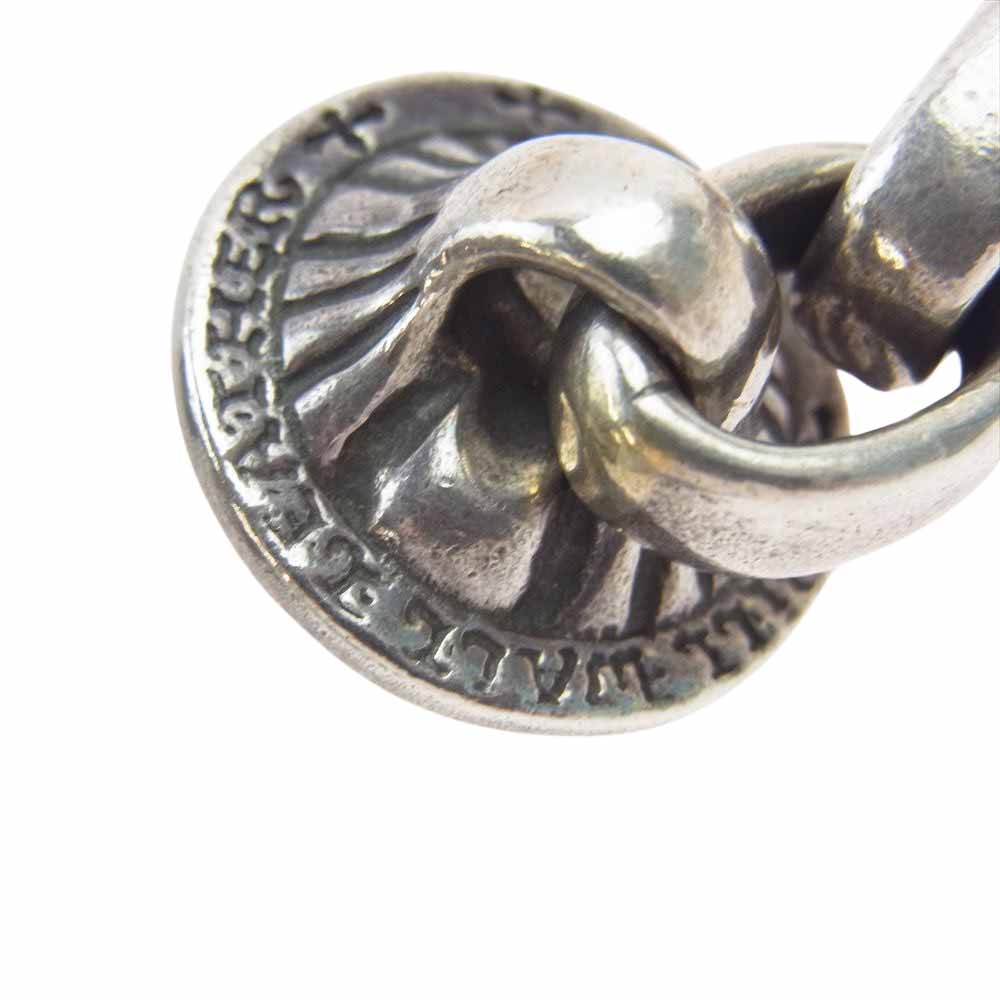 BILL WALL LEATHER ビルウォールレザー ギャランティ付属 1of1 Tバーウォレットリング付き 2000クリップ チェーンリンク ウォレットチェーン シルバー系【中古】