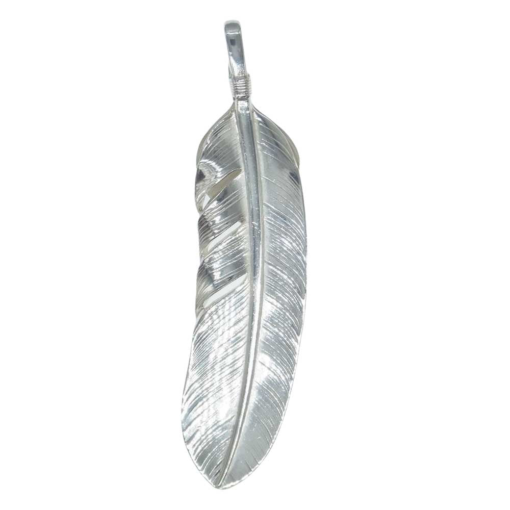 TARO WASHIMI ワシミタロウ 鷲見太郎 L feather 01 L heart feather 01 opal 6×8 K18 cup 金縄オパール ハート L フェザー ペンダントトップ シルバー系【中古】
