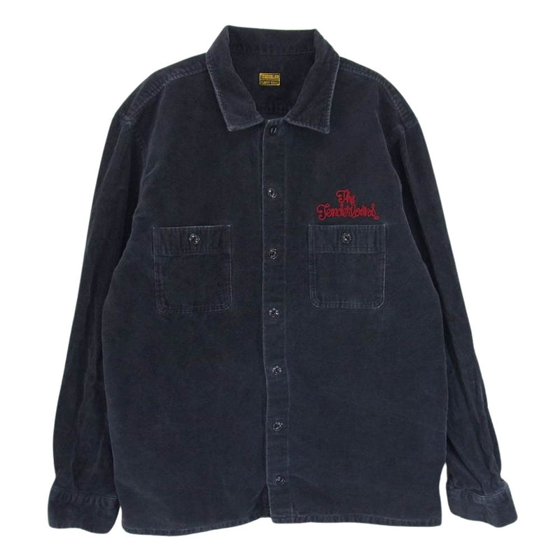 TENDERLOIN テンダーロイン T-CORDUROY SHT コーデュロイ シャツ ブラック系 M【中古】