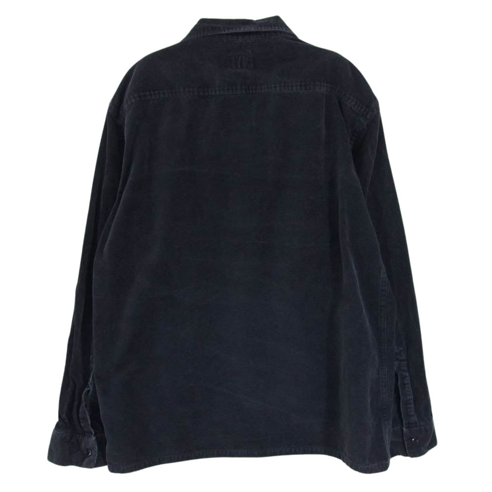 TENDERLOIN テンダーロイン T-CORDUROY SHT コーデュロイ シャツ ブラック系 M【中古】