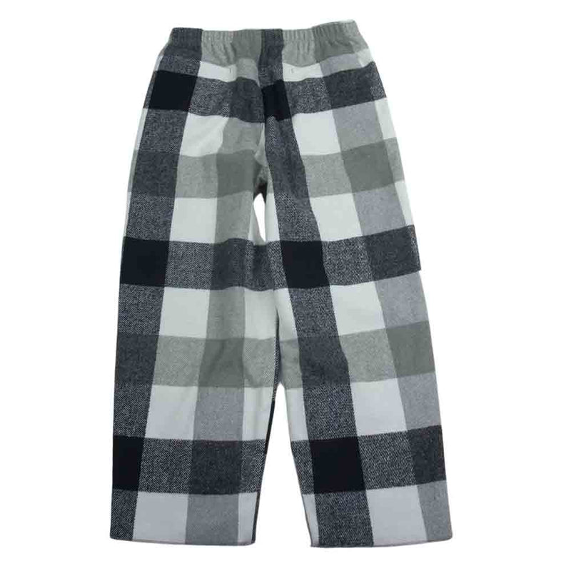 ウェンズデイ wzd-S4-3014 RELAX EASY BLOCK CHECK WOOL PANTS リラックス イージー ブロック チェック ウール パンツ マルチカラー系 L【極上美品】【中古】