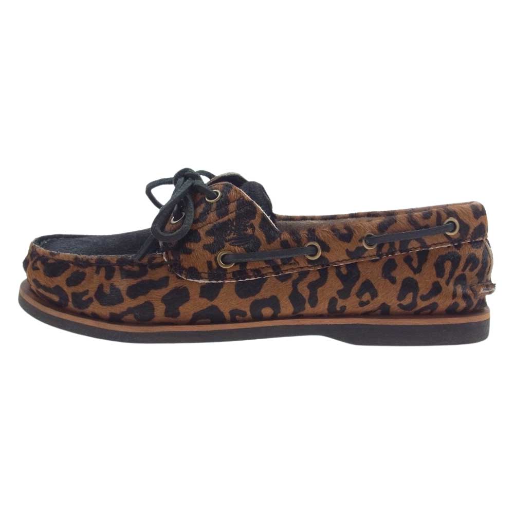 WACKO MARIA ワコマリア 0A5YYB Timberland ティンバーランド Leopard Classic Boat 2 Eye レオパード クラシック ブーツ マルチカラー系 26.5cm【中古】