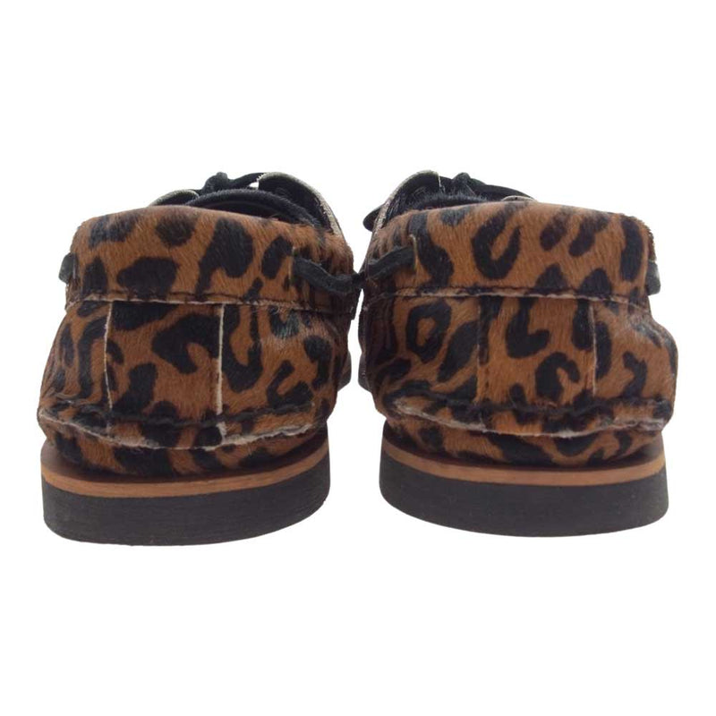 WACKO MARIA ワコマリア 0A5YYB Timberland ティンバーランド Leopard Classic Boat 2 Eye レオパード クラシック ブーツ マルチカラー系 26.5cm【中古】