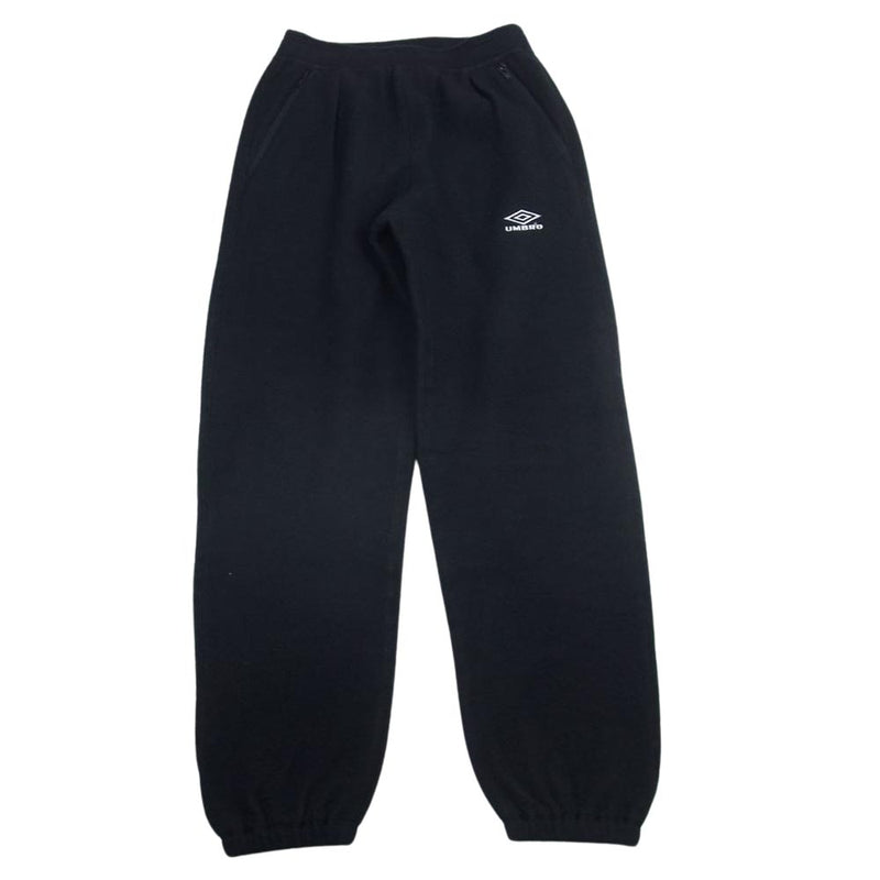 ユハ 10180807U UMBRO アンブロ WOOL BOA FLEECE PANTS ウールボアフリース トラックパンツ ブラック系 3【新古品】【未使用】【中古】