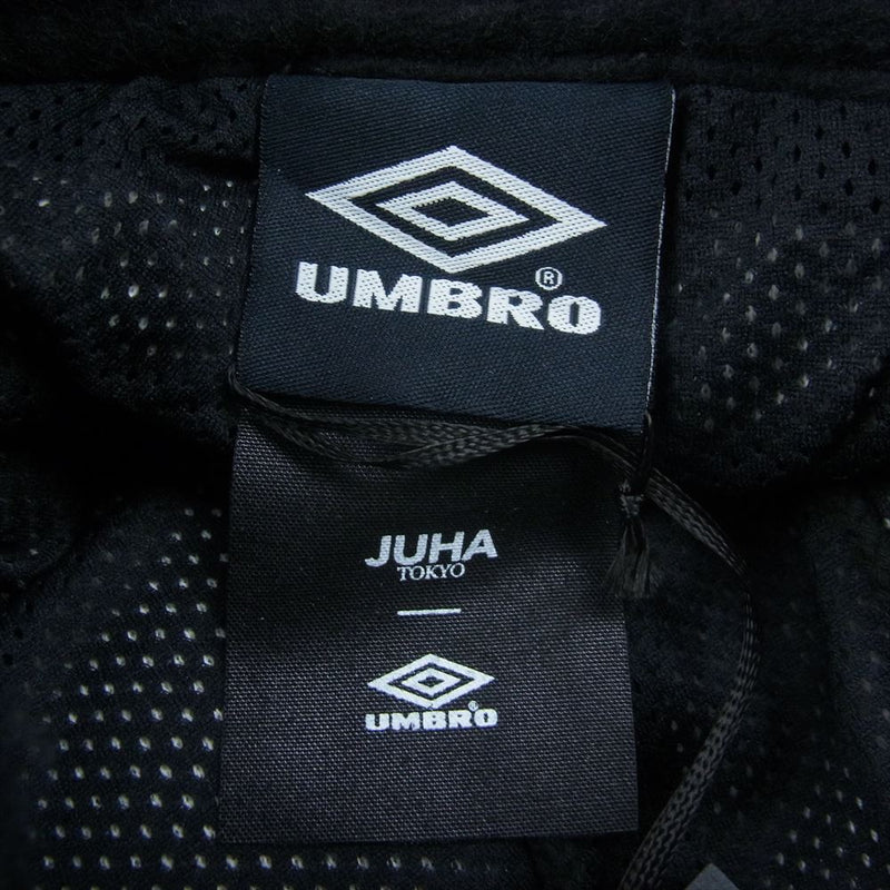 ユハ 10180807U UMBRO アンブロ WOOL BOA FLEECE PANTS ウールボアフリース トラックパンツ ブラック系 3【新古品】【未使用】【中古】