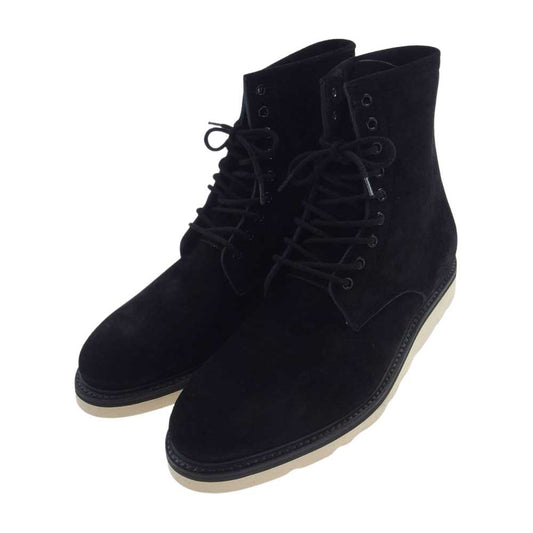 MINEDENIM マインデニム MGK-004-99-412 Suede Leather Zipper Unit Military Boots スエード レザー ジッパーユニット ブーツ ブラック系 41【極上美品】【中古】