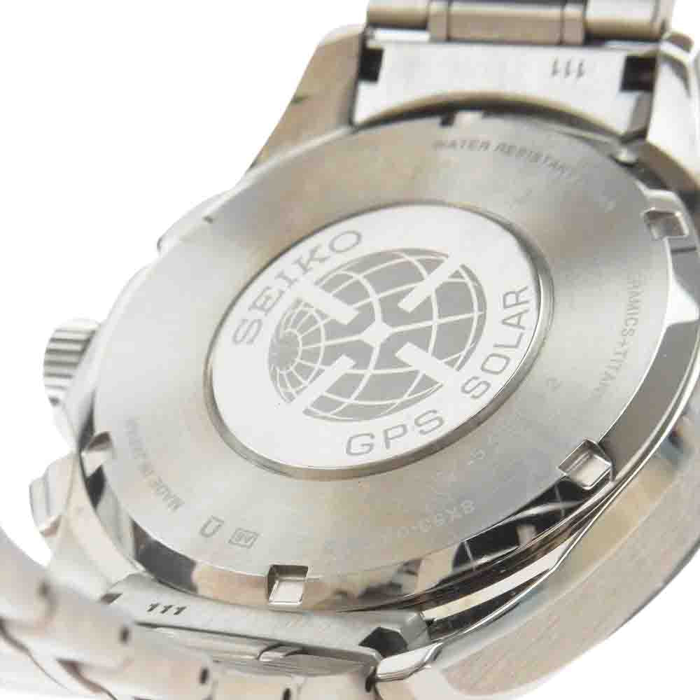 SEIKO セイコー SBXB047 ASTRON アストロン GPS ソーラー デュアルタイム シルバー系【中古】